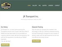 Tablet Screenshot of jrtransportinc.net