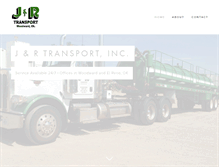Tablet Screenshot of jrtransportinc.com